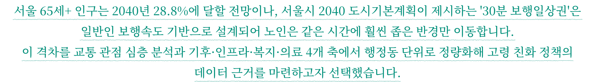 어르신의 발걸음이 그리는 서울의 경계 작품 소개