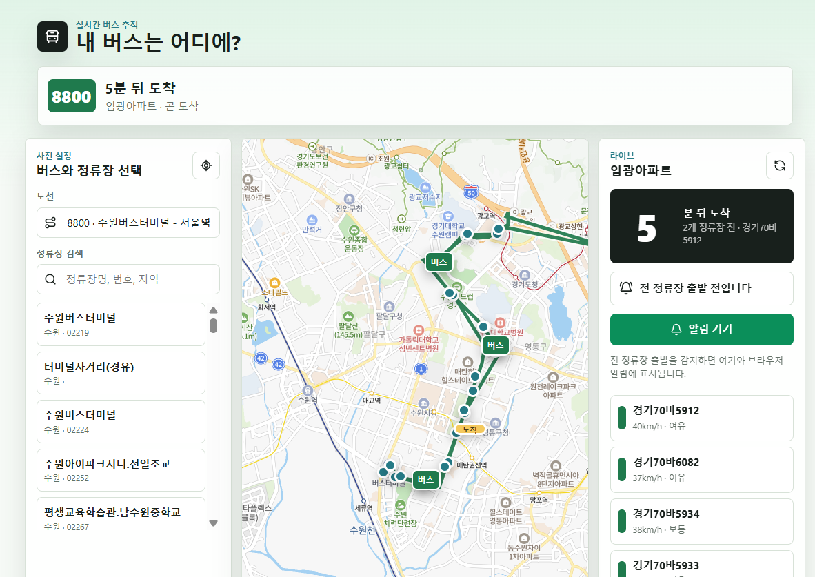 내 버스는 어디에? 글의 사용자 업로드 이미지