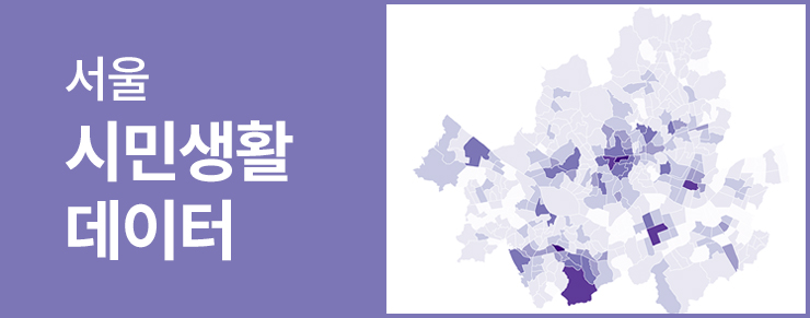 서울 시민생활 데이터